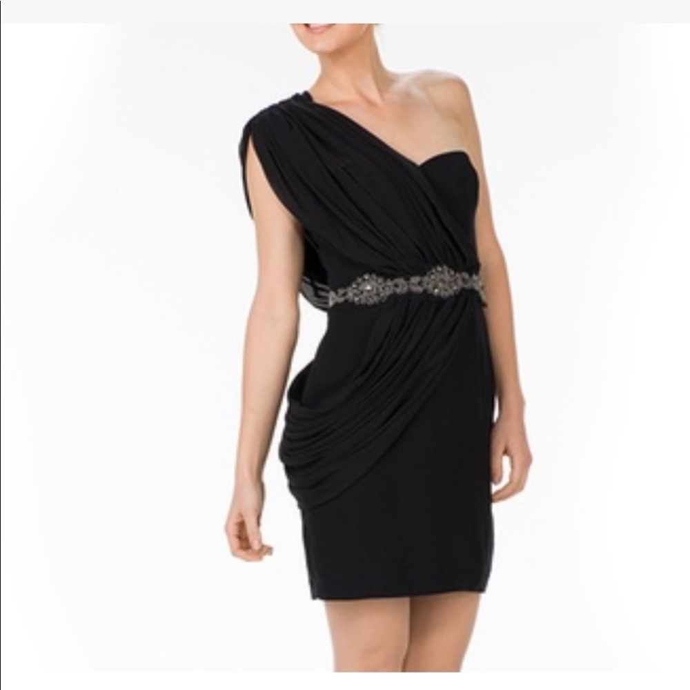 NWT MARCHESA Pearl by Georgina Chapman Black Dress (16)
